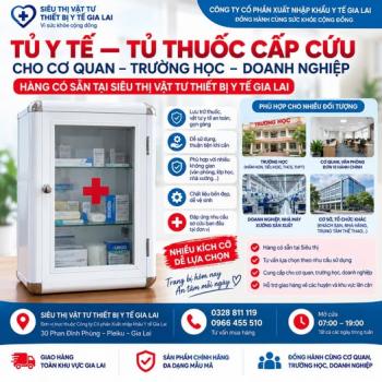 Tủ Y Tế, Tủ Thuốc Cấp Cứu Tại Gia Lai Cho Cơ Quan, Trường Học Và Doanh Nghiệp